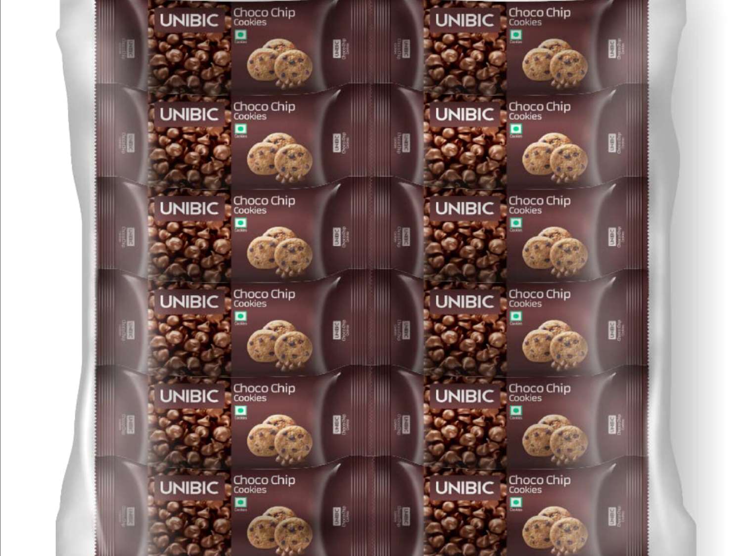 Unibic Chocochip Cookies Tiffin Pack, Pk of 12, 900gms