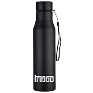 TRIBBO Stainless Steel Water Bottle 1 litre Water Bottles For Fridge School,Gym,Home,office,Boys Girls Kids Leak Proof(BLACKSIPPER CAP SET OF 1 1000 ML Model-Diana)
