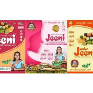 Jeeni Combo Pack of Millet Traditional Mix  500g and Double Filtered Organic and Natural Product Pack OF 3