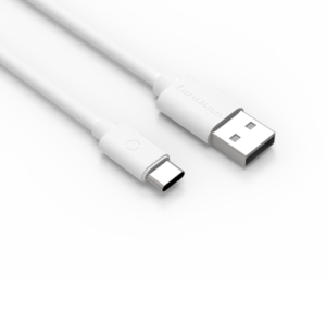 Twance T22W  PVC - Type C to USB Charging & data transfer Cable, 1.5 M, White