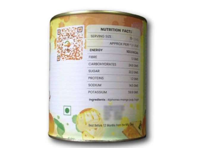 AamBoss Premium Alphonso Mango Pulp | Aamras (850g) GI Tagged Mangoes from Sindhudurg Maharashtra - Image 2