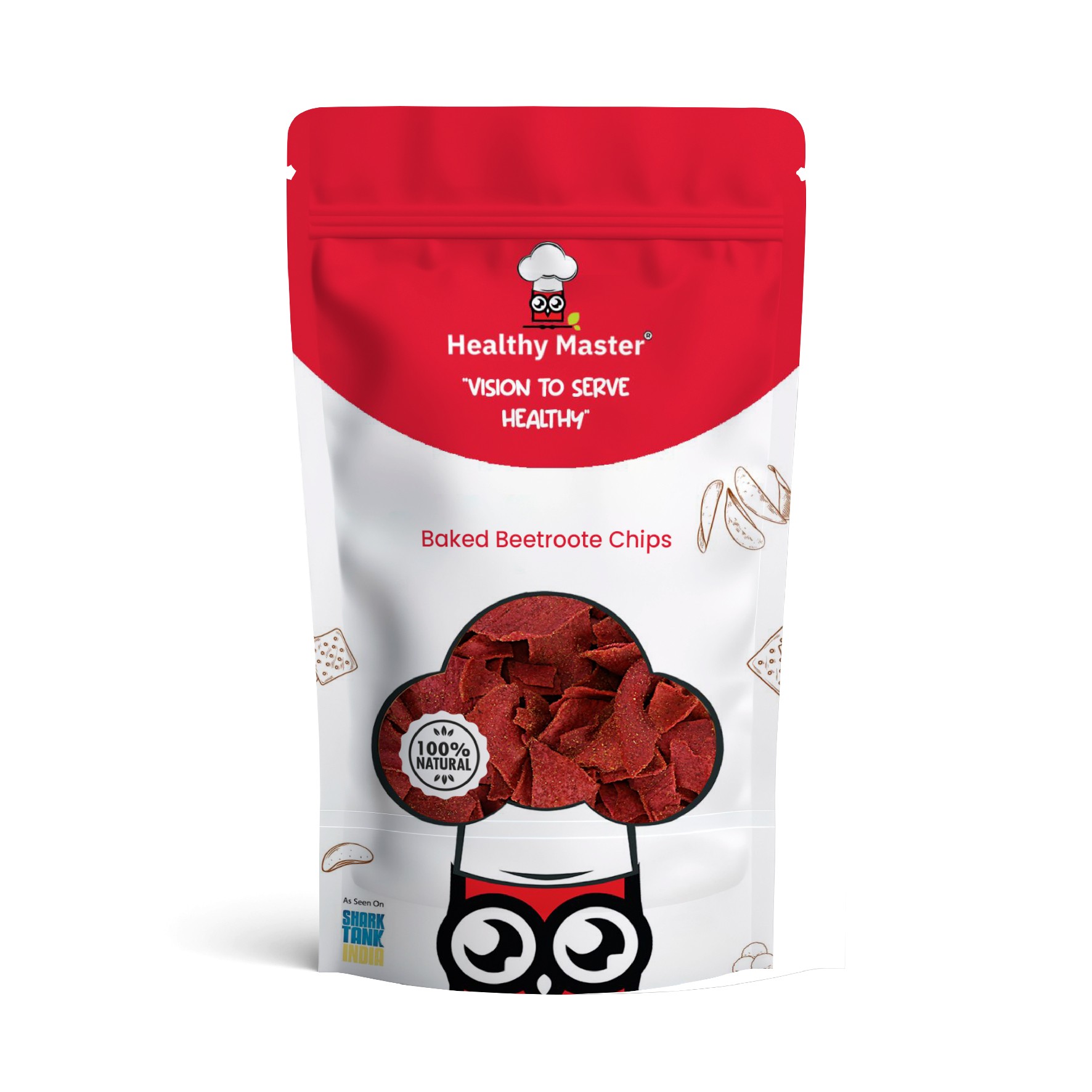 Healthy Master Baked Beetroot Chips 100 Gram