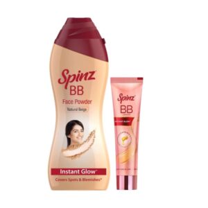 Spinz Face Powder + Spinz BB Pro Brightening face cream