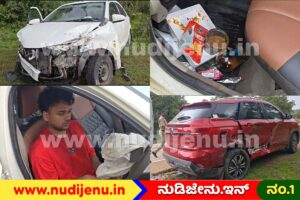 ಮದ್ಯದ ಅಮಲಿನಲ್ಲಿ ಟ್ಯಾಕ್ಸಿ ಚಾಲಕನ ಹುಚ್ಚಾಟ; ಎರಡು ವಾಹನಗಳಿಗೆ ಡಿಕ್ಕಿ, ಕೂದಲೆಳೆ ಅಂತರದಲ್ಲಿ ತಪ್ಪಿದ ದುರಂತ!